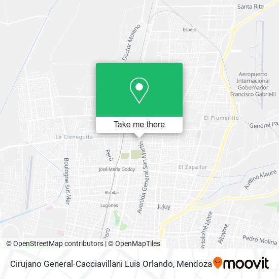 Mapa de Cirujano General-Cacciavillani Luis Orlando