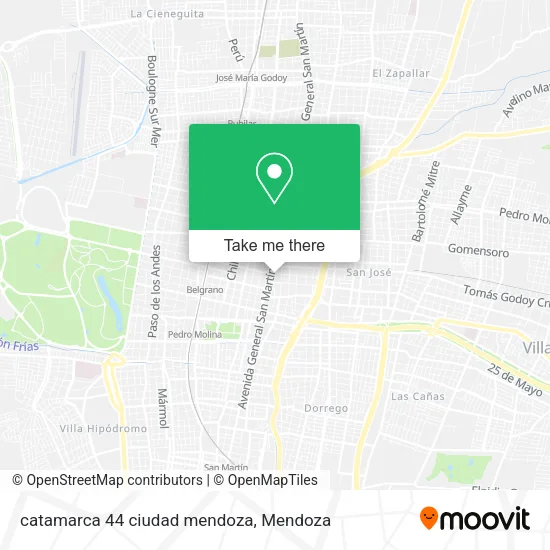 Mapa de catamarca 44 ciudad mendoza