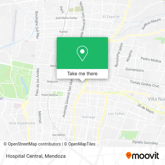 Hospital Central map