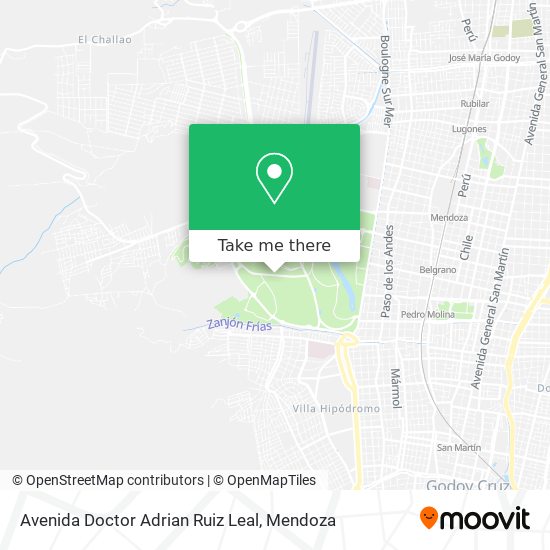 Avenida Doctor Adrian Ruiz Leal map