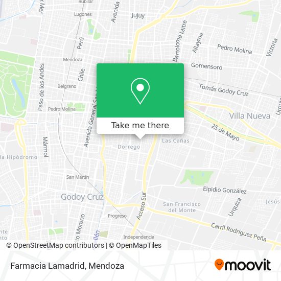 Mapa de Farmacia Lamadrid