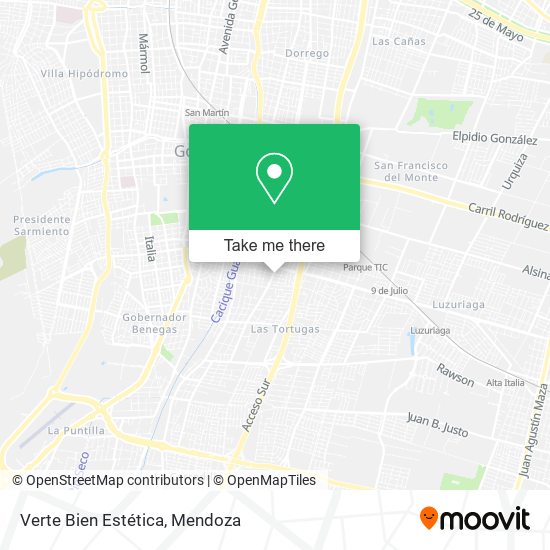 Mapa de Verte Bien Estética