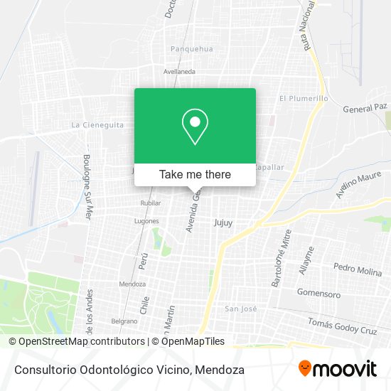 Consultorio Odontológico Vicino map