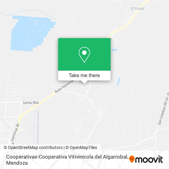 Cooperativas-Cooperativa Vitivinícola del Algarrobal map