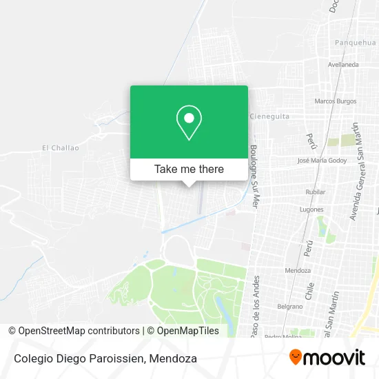 Colegio Diego Paroissien map