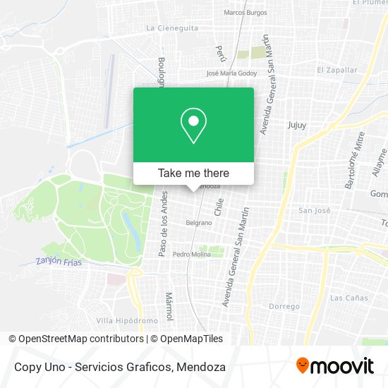 Copy Uno - Servicios Graficos map