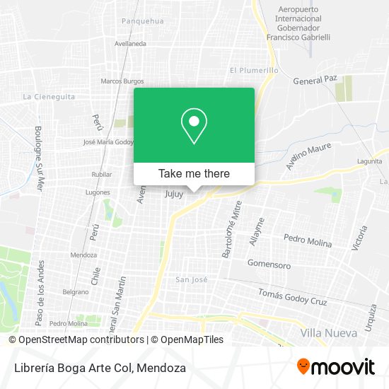 Librería Boga Arte Col map