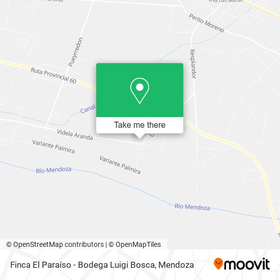 Finca El Paraíso - Bodega Luigi Bosca map
