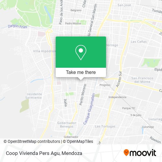 Coop Vivienda Pers Agu map