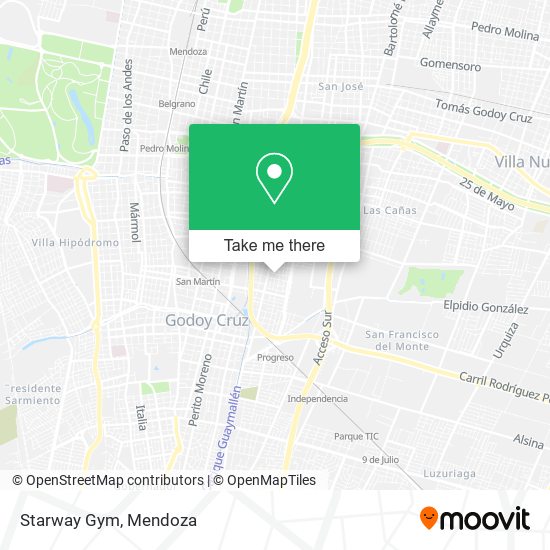 Mapa de Starway Gym