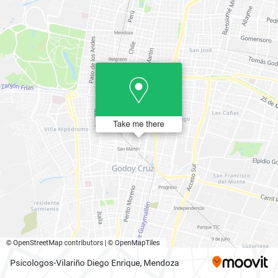 Psicologos-Vilariño Diego Enrique map
