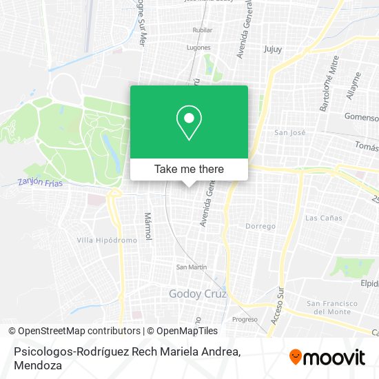 Psicologos-Rodríguez Rech Mariela Andrea map