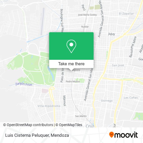 Luis Cisterna Peluquer map