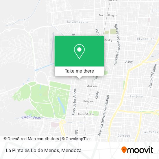 Mapa de La Pinta es Lo de Menos