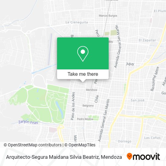 Arquitecto-Segura Maidana Silvia Beatriz map