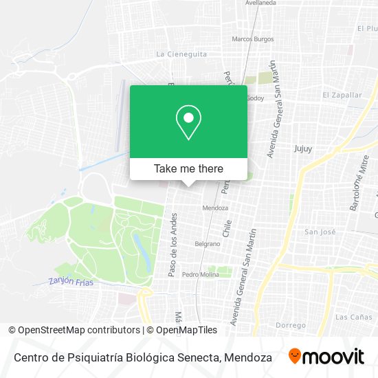 Centro de Psiquiatría Biológica Senecta map