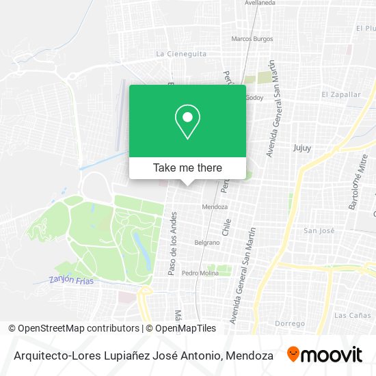 Arquitecto-Lores Lupiañez José Antonio map