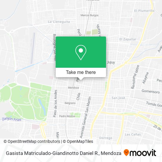 Gasista Matriculado-Giandinotto Daniel R. map