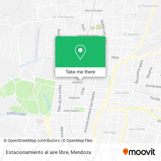 Estacionamiento al aire libre map