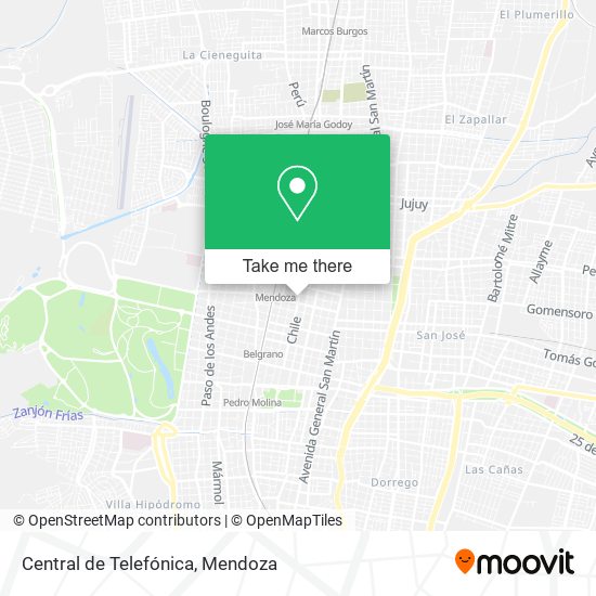Central de Telefónica map