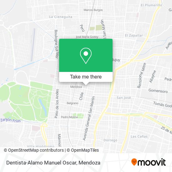 Dentista-Alamo Manuel Oscar map