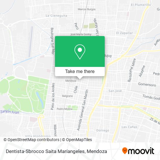 Dentista-Sbrocco Saita Maríangeles map