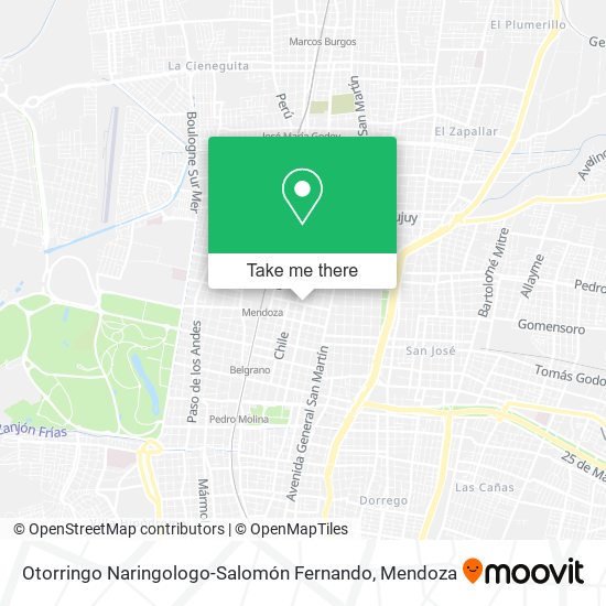 Otorringo Naringologo-Salomón Fernando map