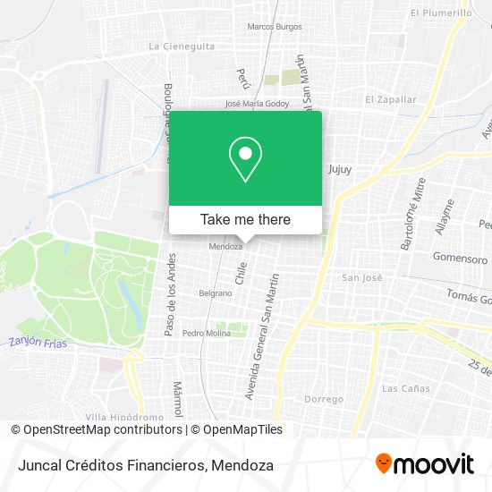 Juncal Créditos Financieros map