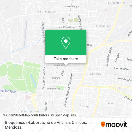 Bioquimicos-Laboratorio de Análisis Clinicos map