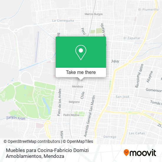 Muebles para Cocina-Fabricio Domizi Amoblamientos map