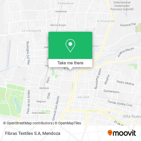 Mapa de Fibras Textiles S.A