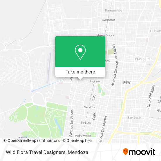 Wild Flora Travel Designers map