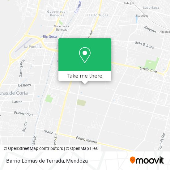 Barrio Lomas de Terrada map
