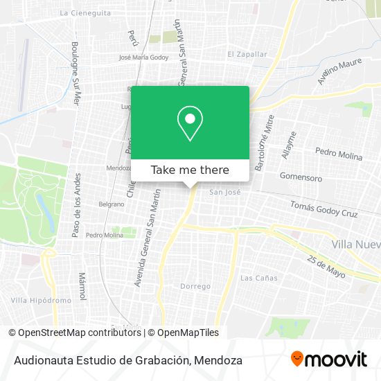 Audionauta Estudio de Grabación map