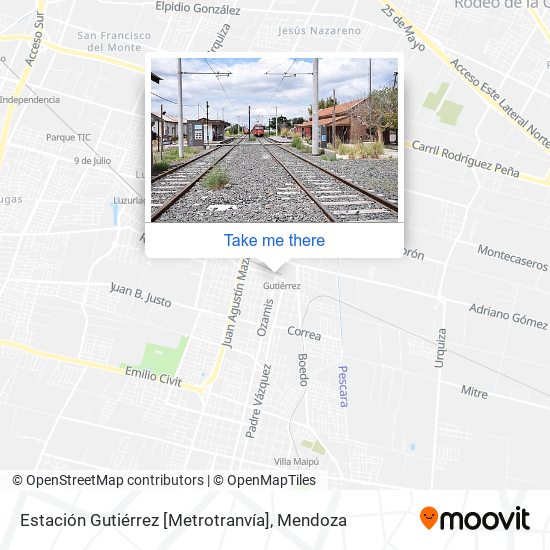Estación Gutiérrez [Metrotranvía] map