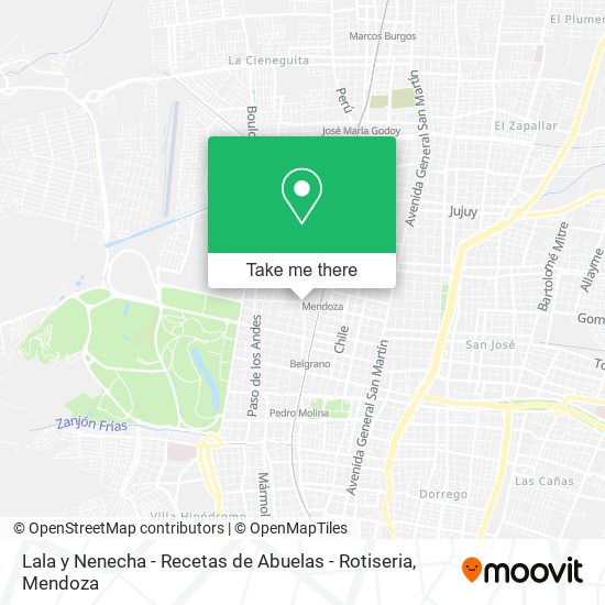 Mapa de Lala y Nenecha - Recetas de Abuelas - Rotiseria