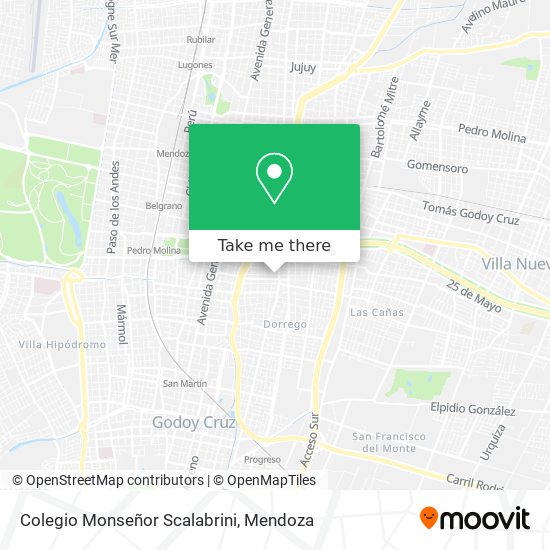 Colegio Monseñor Scalabrini map
