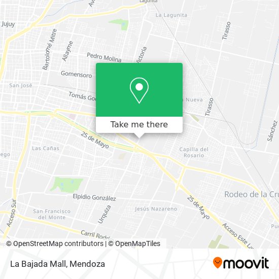 Mapa de La Bajada Mall