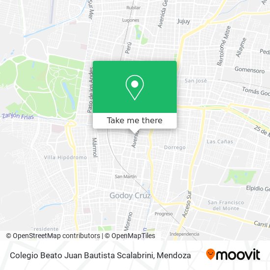 Colegio Beato Juan Bautista Scalabrini map