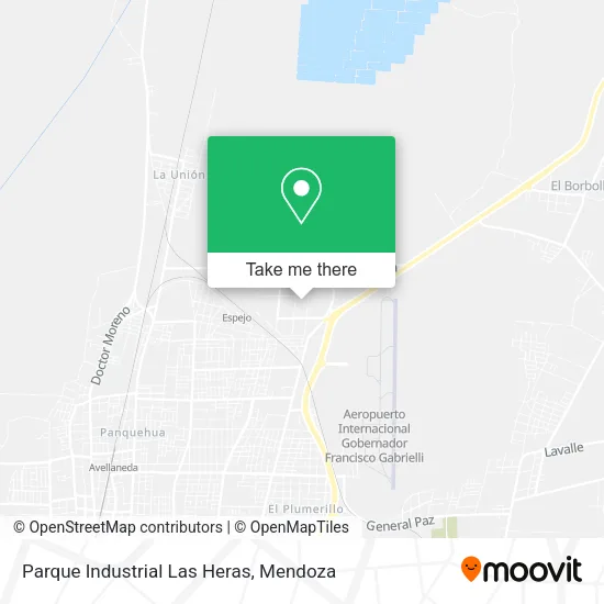 Mapa de Parque Industrial Las Heras