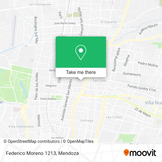 Federico Moreno 1213 map