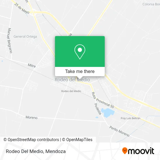 Rodeo Del Medio map