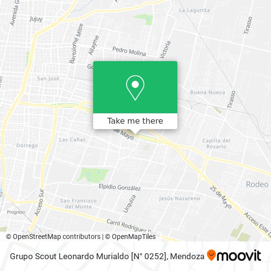 Mapa de Grupo Scout Leonardo Murialdo [N° 0252]