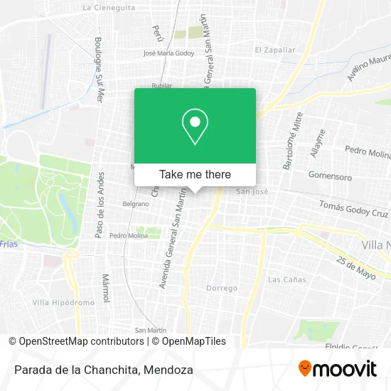 Parada de la Chanchita map