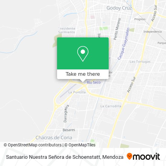 Santuario Nuestra Señora de Schoenstatt map