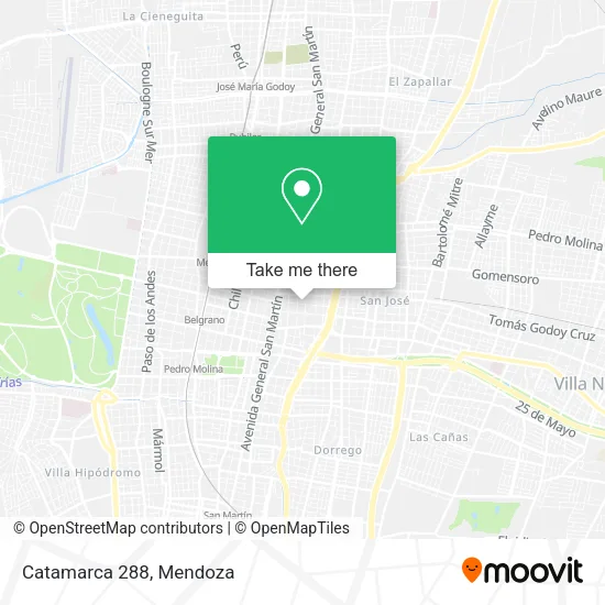 Catamarca 288 map