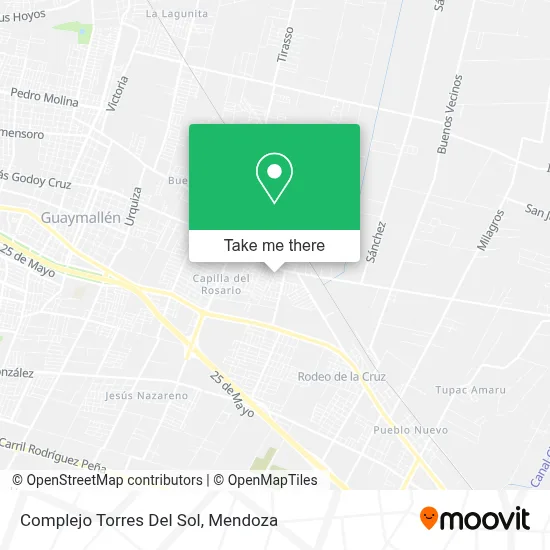 Complejo Torres Del Sol map