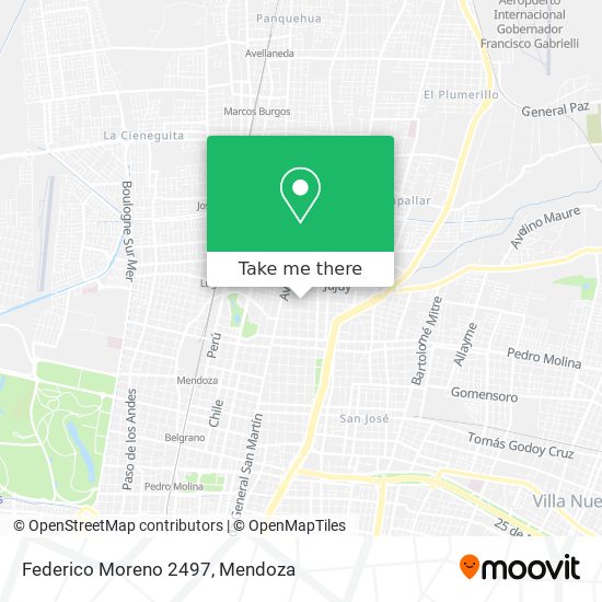 Mapa de Federico Moreno 2497