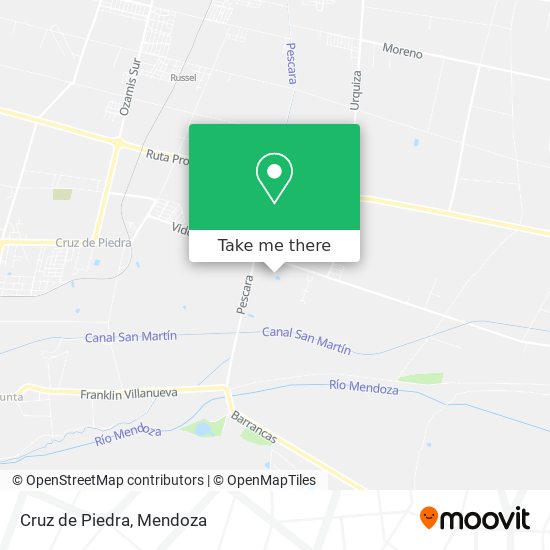 Mapa de Cruz de Piedra