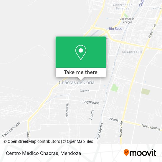 Centro Medico Chacras map